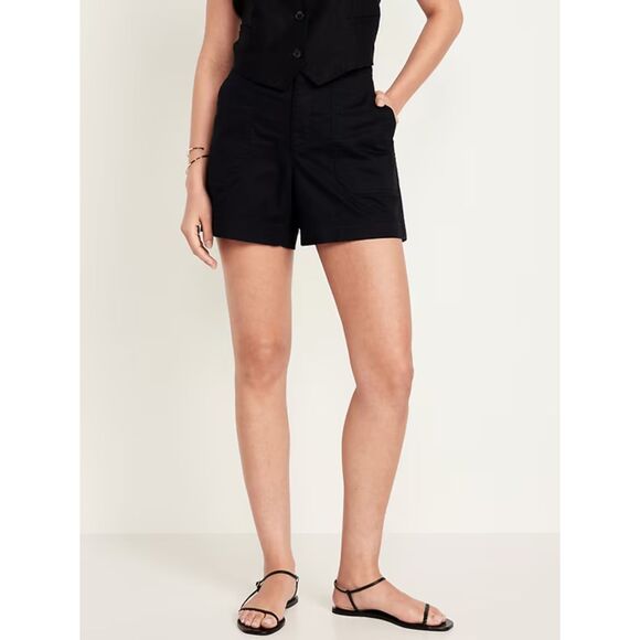 Old Navy Pants - old navy medium High-Waisted OGC Chino Shorts -- 5-inch inseam